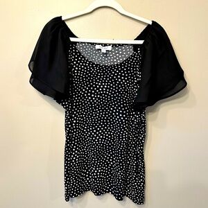Nine West Polka Dot Blouse - Large